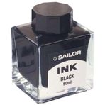 Sailor Black Dolma Kalem Mürekkebi 50 ml