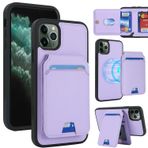 SailorTech iPhone 11 Pro Max Kart Tutuculu Kılıf, iPhone 11 Pro Max Cüzdan Cep Telefonu Kılıfı Deri Kılıf Kadınlar için Uyumlu Sevgili Güvenli Cüzdan Çıkarılabilir 2'si 1 Arada Erkekler için - Mor