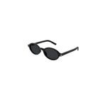 Saint Laurent SL 751 JEANNE 001 50 Oval Siyah Kemik Kadın Güneş Gözlüğü