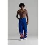 SaintGreyHills St. King Blue Baggy Erkek Mavi Oversize Pantolon
