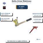 Sait Demirci 12 Adet Kollu Çiroz Makinası Kalıp Kilidi Sabitleme Bağlama Aleti 1 Koli