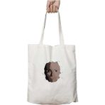 Saitama Face - One Punch Man Iki Tarafı Kalıcı Baskılı Yıkanabilir Çanta
