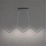 Sajdova / Sarkıt Avize / 100 Cm / Antrasit Gövde / 3 Renk Işık