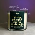 Şaka Gibi Kokulu Mum, Dekoratif Mum, Soya Wax Mum, Dekorasyon - 1 Adet