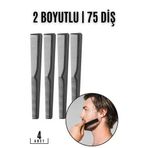 Sakal Bıyık Saç Tarağı 4 Lü Set Jess Design Vitrin