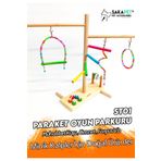 SAKAPET Muhabbet Kuşu Forpus Sevda Oyun Parkuru St01-01