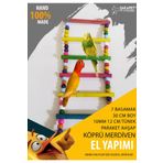 SAKAPET Muhabbet Kuşu Kafes Içi Köprü Merdiven