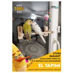 SAKAPET Vantuzlu Cam Oyun Parkı 4 Vantuzlu Cennet Forpus Muhabbet Kuşu
