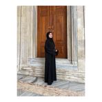 Şakika Siyah Kadın Lumira Abaya Ferace & Şal - Standart Beden & Farklı Boy Siyah 2