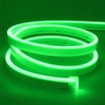 Sakin Enerji Neon Şerit LED 12V Volt Esnek Silikonlu Aydınlatma + Fiş Dahil Tak Çalıştır - 1 m - Yeşil