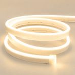 Sakin Enerji Neon Şerit LED 12V Volt Esnek Silikonlu Aydınlatma + Fiş Dahil Tak Çalıştır - 9 m - 4000K