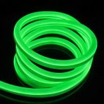 Sakin Enerji Neon Şerit LED 220 Volt Esnek Silikonlu Aydınlatma + Fiş Dahil - 2 m - Yeşil