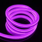 Sakin Enerji Neon Şerit LED 220 Volt Esnek Silikonlu Aydınlatma + Fiş Dahil - 3 m - Mor
