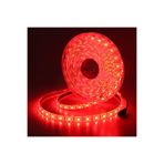 SAKİN ENERJİ Tek Çipli Iç Mekan Silikonsuz Şerit Led 5 Metre 12 Volt (Kırmızı)