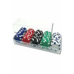 Saklama Çantalı Poker Para Taşları 100'lü Poker Fişi Profesyonel