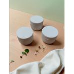 Saklama Kabı Krem Kutusu 25 ml 3 Adet - Beyaz