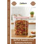 #Saklamakabı Mutfak Düzeni Gıda Saklama Kuru Gıda Şeffaf Kapaklı Dayanıklı 4 Lt Erzak Saklama Kabı