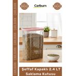 #Saklamakabı Mutfak Düzeni Kuru Gıda Bakliyat Şeffaf Pratik Depolama 2.4 Lt Şık Erzak Saklama Kabı