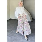 SaklıButik Boya Desenli Salaş Pantolon