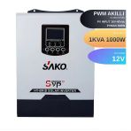 Sako 1Kva 1Kw 1000Va 1000 Watt Tam Sinüs Akıllı Pwm Inverter 12-220V 1Kw İnvertör