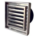 Sakoya Aspiratör Marin 04, Sessiz, Banyo, Wc, Aspiratörü, Baca Çapı 100 Mm. Geri Tepme Klapeli Tavan ve Baca Tipi renk inoks - Gümüş