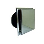 Sakoya Aspiratör Sessiz Banyo Wc Kare Panel, 100 lük baca ve tavan tipi, 100 M3/h, Geri Tepme Klapeli