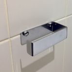 SAKOYA Marin TK01 Tuvalet Kağıtlığı, Tuvalet Kağıdı Askısı 304 Kalite Paslanmaz Krom 6 X12+2 x 3,5 cm 5 Yıl Garantili + Montaj Seti (2 Dübel + 2 Paslanmaz 304 Vida + 2 Pirinç Pul + 2 Krom Kapak) - Renkli