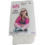 Saks Mikro 50 Kız Çocuk Külotlu Çorap - 5 - 7 Yaş - Krem