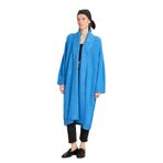 Saks Pis Dikiş Detaylı Uzun Oversize Yumoş Triko Hırka 26257