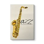 Saksafon Jazz Tablosu 100 x 140