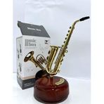 Saksafon Model Dönerli Müzik Kutusu 20cm Boyunda Kendi Ekseni Etrafında Dönen Çin Çin Müzikli Hediye