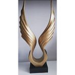 Saksı Deposu Bronz Modern Kanat Heykeli Çok Renkli