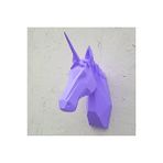 Saksı Deposu Mor Unicorn Duvar Heykeli