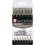 Sakura 5789134 Pigma Micron 6+1 Teknik Çizim Kalem Seti