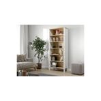 Sakura Ahşap Hunerika Caeli 6 raflı Kitaplık -Wood Beyaz/safir meşe-Minifiks Bağlantılı