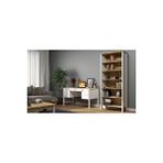 Sakura Ahşap Hunerika Helen Set 18 Çalışma Masası-kitaplık Takımı -wood Beyaz-minifiks Bağlantılı