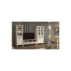 Sakura Ahşap Misto Set 6 Tv Ünitesi-kitaplık-vitrin-krem/legnano-minifiks Bağlantılı