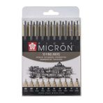 Sakura BP0XSDK10A Pigma Micron 10'lu N Teknik Çizim Kalemi Seti