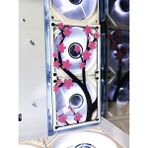 Sakura Çiçeği 120X240 mm Oyun Pc Aksesuarı, Masaüstü Bilgisayar Fan Kapağı - Pembe