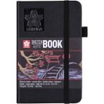 Sakura Eskiz Defteri 140GR Siyah Kağıt 9X14CM - Karışık-Çok Renkli - standart