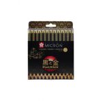 Sakura Pigma Micron Siyah Gold Edition 12'li Set Teknik Çizim Kalemi
