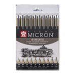 Sakura Pigma Micron Teknik Çizim Kalem Seti 10'lu