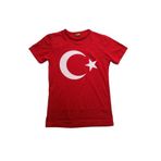 salarticaret Lise Boyu Bayrak Tişört Ay Yıldızlı Unisex Pamuklu Ürün