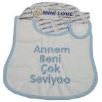 Salarticaret Nakışlı Bebek Salya Mama Önlüğü
