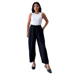 Salaş Keten Pantolon (Siyah, L-XL)
