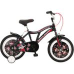 Salcano Badboy 16 Jant Erkek Çocuk Bisikleti (105 ile 120 cm Arası Boy) - Siyah - Kırmızı - Beyaz