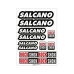 Salcano Bisiklet Kadro Sticker Seti 02