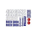 Salcano Bisiklet Sticker Etiket Seti Mavi A4