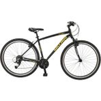 Salcano City Explorer V 24 Vites Şehir Bisikleti (170 cm Üstü Boy) - Siyah - Sarı