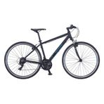 Salcano City Life 24s V 28 Jant Full Shimano 24 Vites - 18" Şehir Ve Gezi Bisikleti Siyah Beyaz